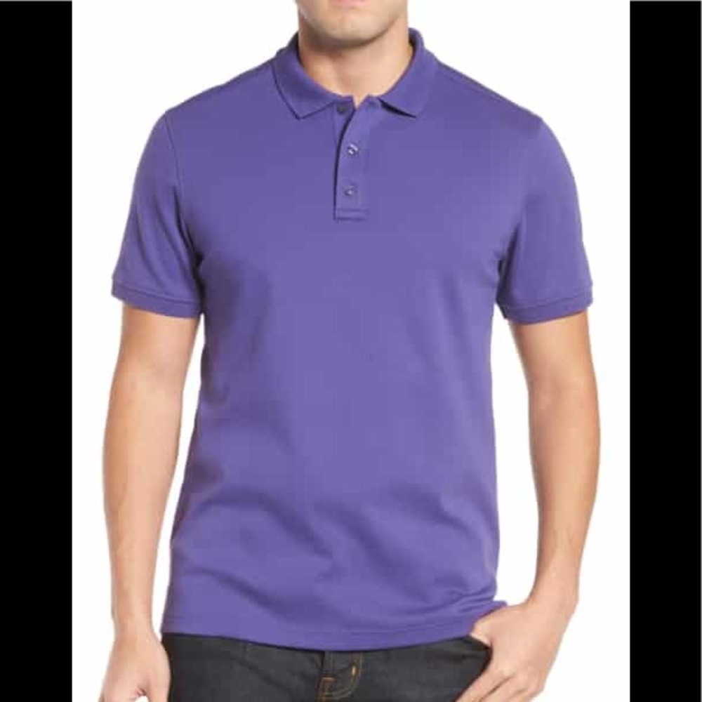 Nordstrom Dark Purple, short sleeved shirt
